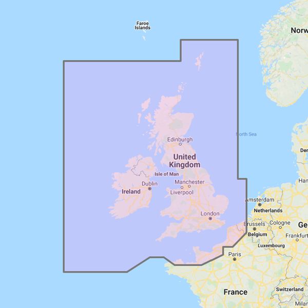 Furuno TimeZero C-Map 3D Vector Chart (Wide Area) - UK & Ireland Unlock